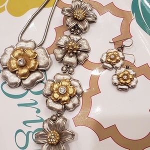 Brighton Retro Garden Necklace set